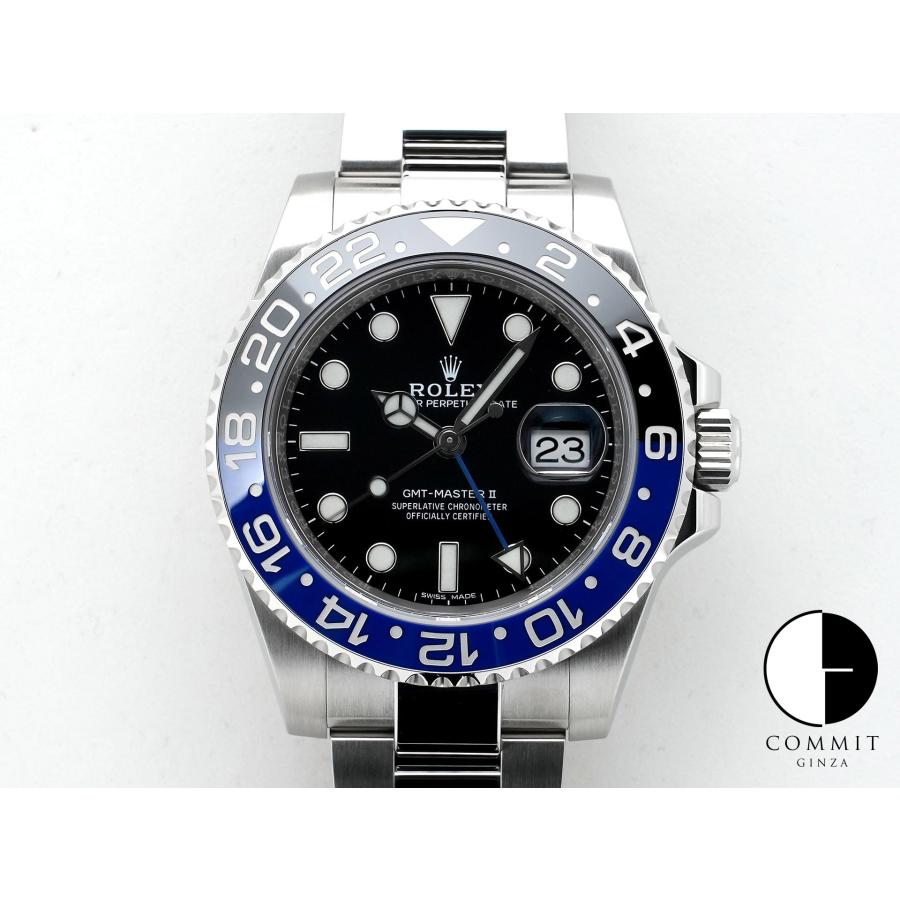 ロレックス GMTマスターII Ref.116710BLNR ステンレススチール ブラック文字盤 オイスターブレスレット | GMTマスター
