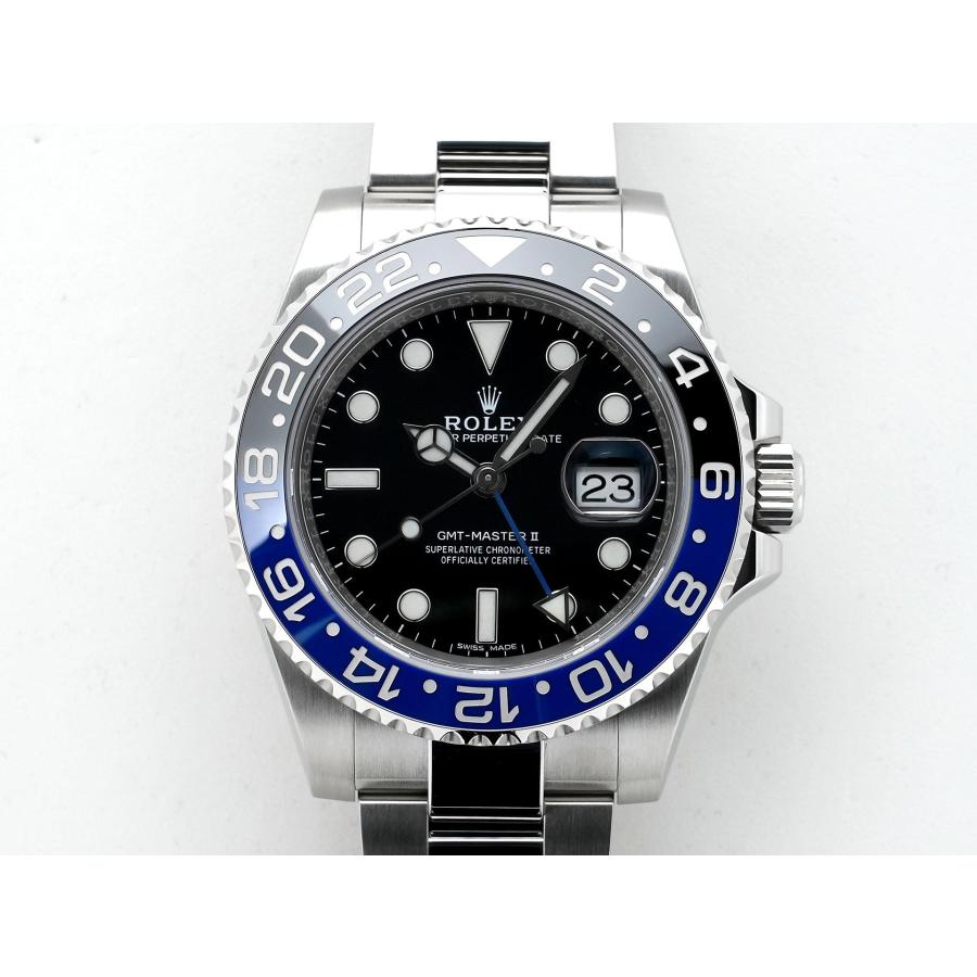 ロレックス GMTマスターII Ref.116710BLNR ステンレススチール ブラック文字盤 オイスターブレスレット | GMTマスター | 01