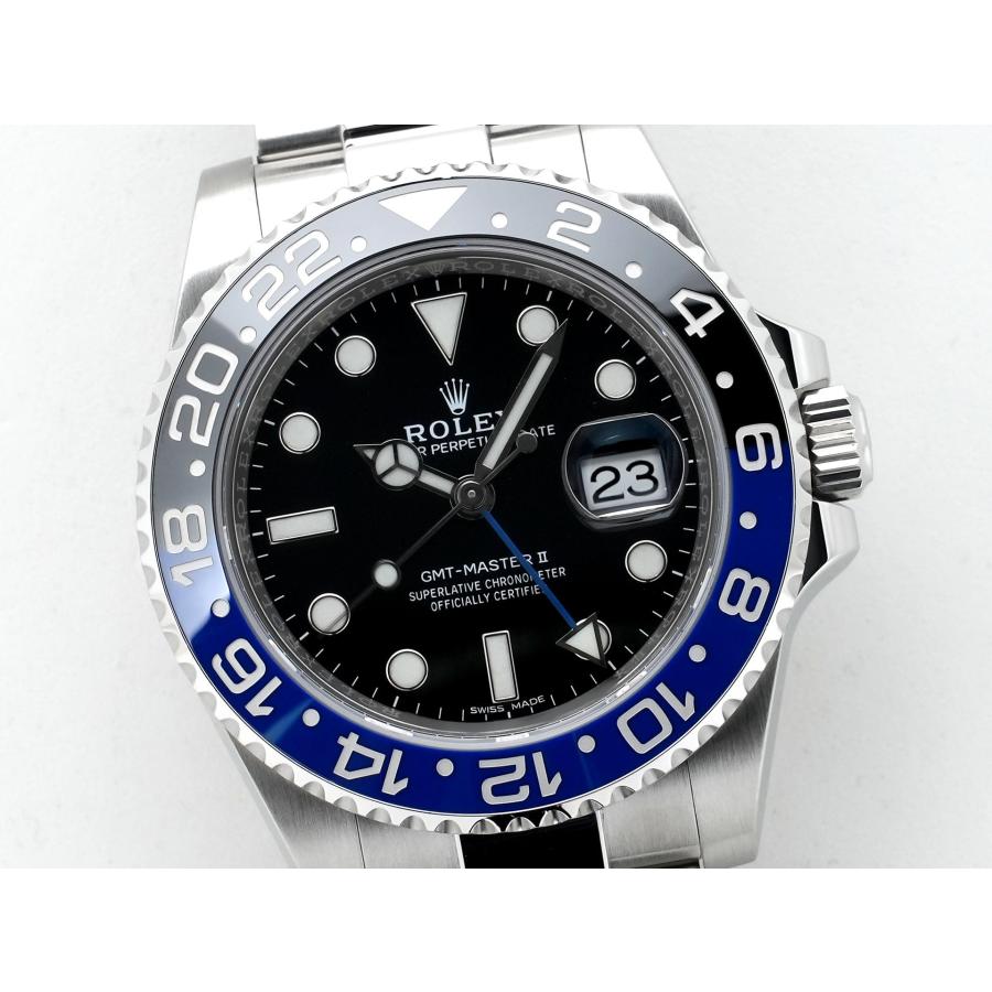 ロレックス GMTマスターII Ref.116710BLNR ステンレススチール ブラック文字盤 オイスターブレスレット | GMTマスター | 02