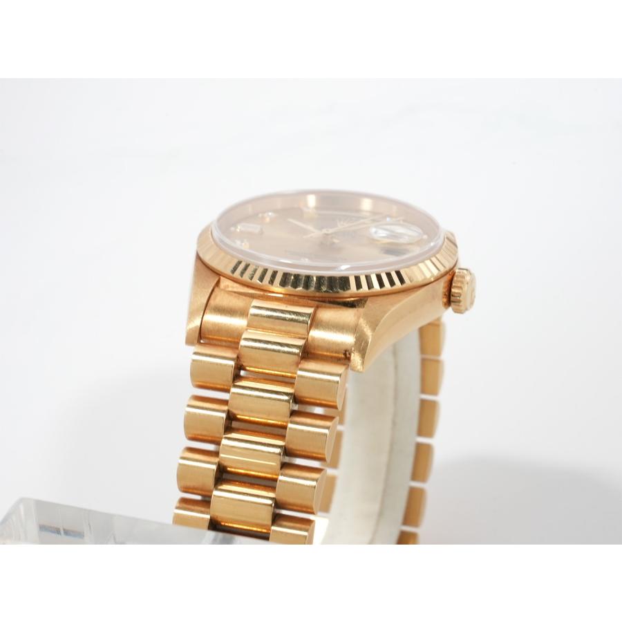ロレックス デイデイト36 Ref.18238A イエローゴールド シャンパンx10Pダイヤ文字盤 | デイデイト | 05