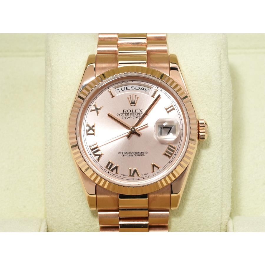 ロレックス デイデイト Ref.118235 ピンクゴールド ピンクローマン文字盤 | デイデイト | 01