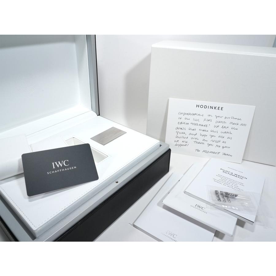 IWC パイロットウォッチ マーク XVIII ホディンキー Ref.IW324801 セラタニウム ブラック文字盤 | IWC SCHAFFHAUSEN | 10