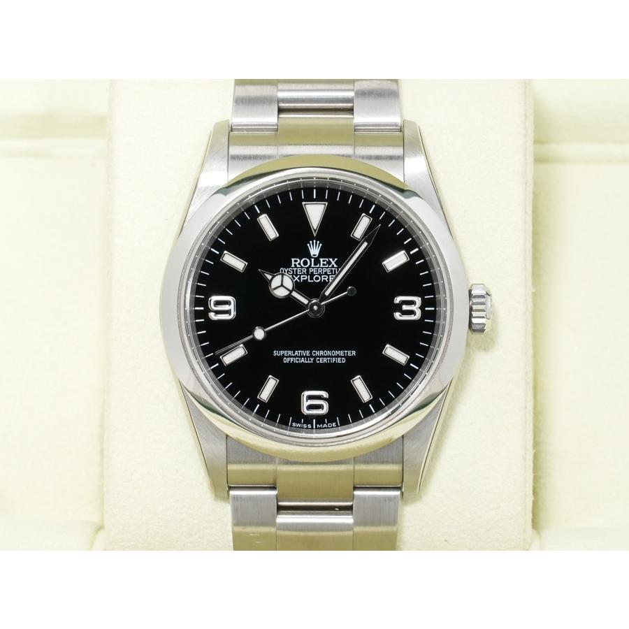 ロレックス エクスプローラーI Ref.114270 ステンレススチール ブラック文字盤 オイスターブレスレット | エクスプローラー（ROLEX） | 01