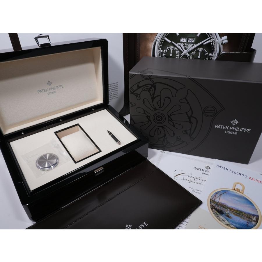 パテックフィリップ パーペチュアルカレンダー スプリットセコンド クロノグラフ Ref.5204G-001 18KWG オリーブグリーンソレイユ文字盤 | PATEK PHILIPPE | 11