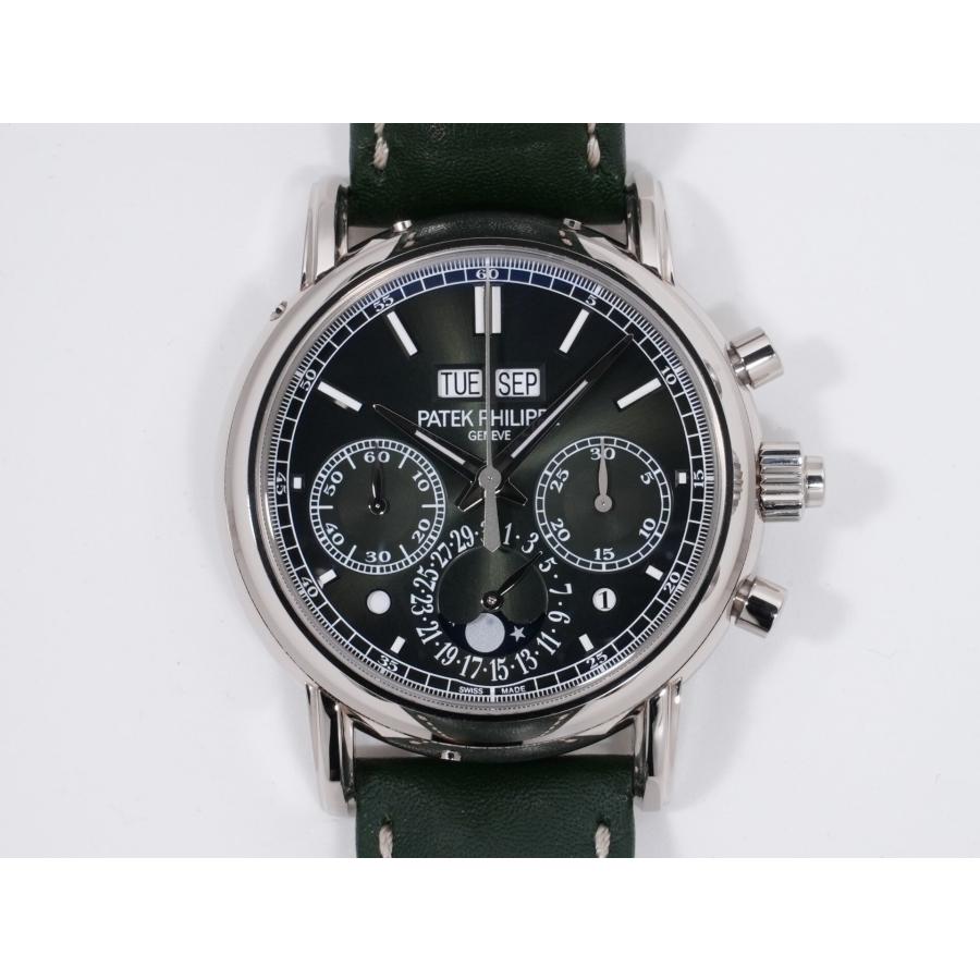 パテックフィリップ パーペチュアルカレンダー スプリットセコンド クロノグラフ Ref.5204G-001 18KWG オリーブグリーンソレイユ文字盤 | PATEK PHILIPPE | 01