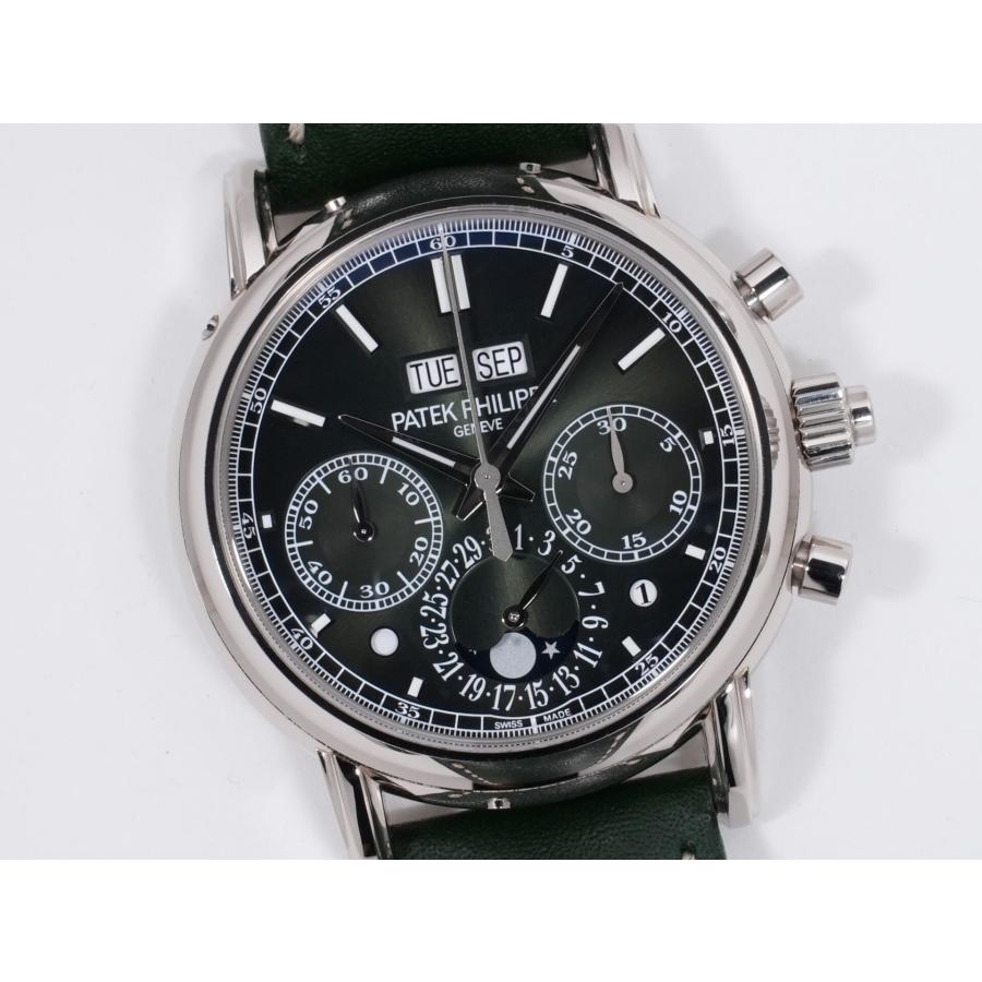 パテックフィリップ パーペチュアルカレンダー スプリットセコンド クロノグラフ Ref.5204G-001 18KWG オリーブグリーンソレイユ文字盤 | PATEK PHILIPPE | 02
