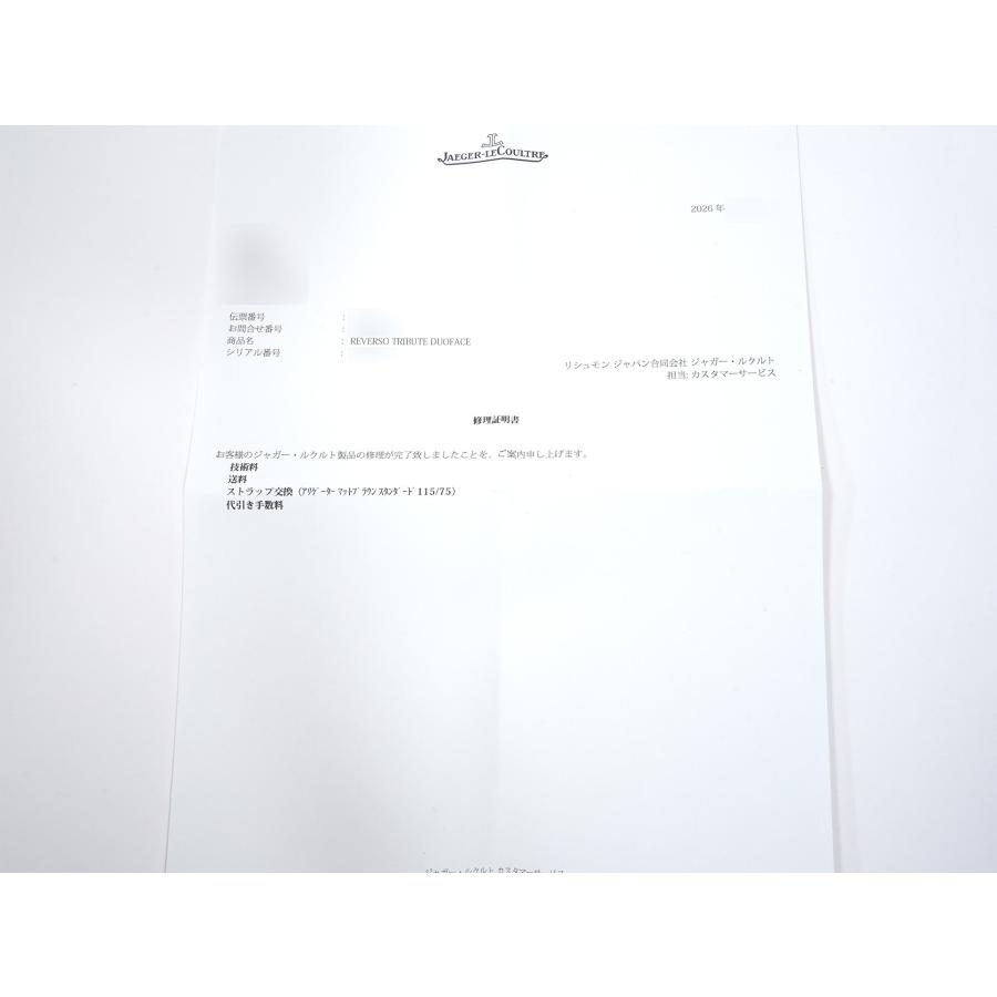 ジャガールクルト レベルソ トリビュート デュオ Ref.Q3902420 ピンクゴールド シルバー文字盤 | JAEGER-LECOULTRE | 15