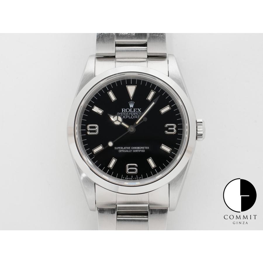 ロレックス エクスプローラーI Ref.14270 ステンレススチール ブラック文字盤 オイスターブレスレット | エクスプローラー（ROLEX）