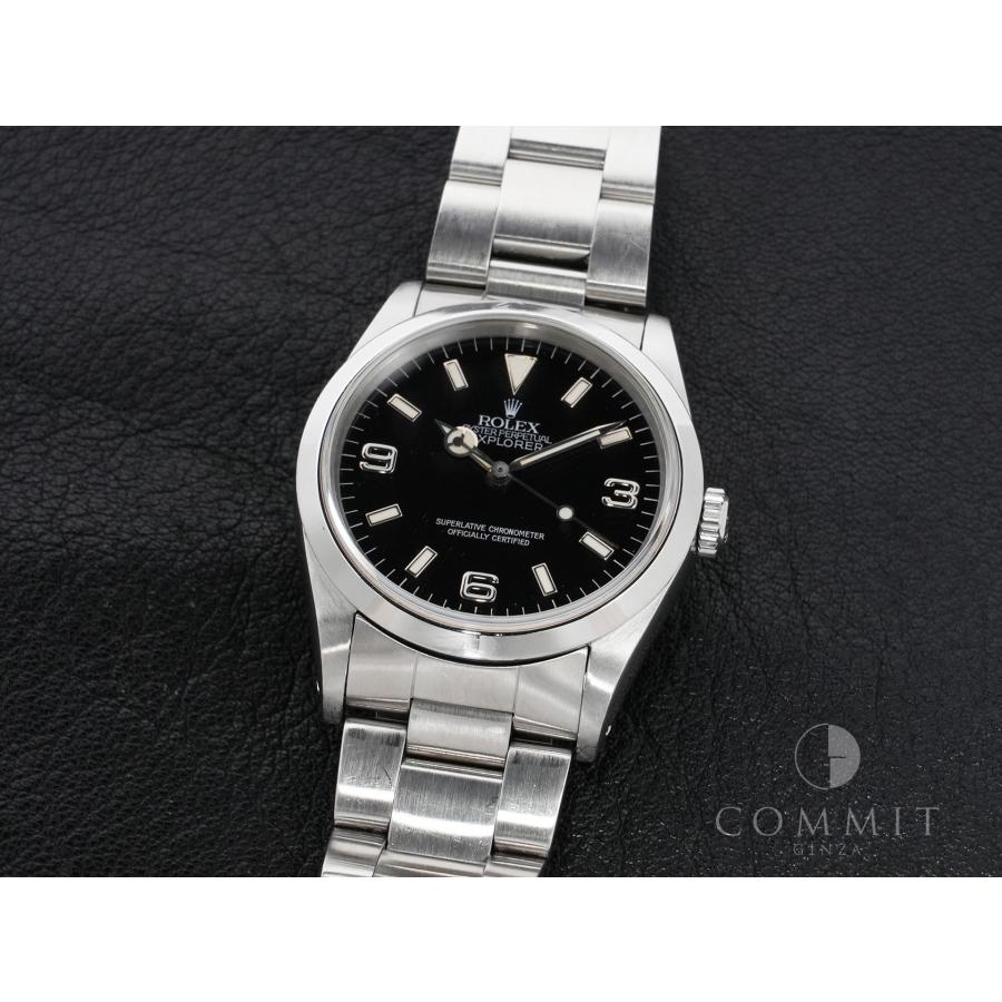 ロレックス エクスプローラーI Ref.14270 ステンレススチール ブラック文字盤 オイスターブレスレット | エクスプローラー（ROLEX） | 10