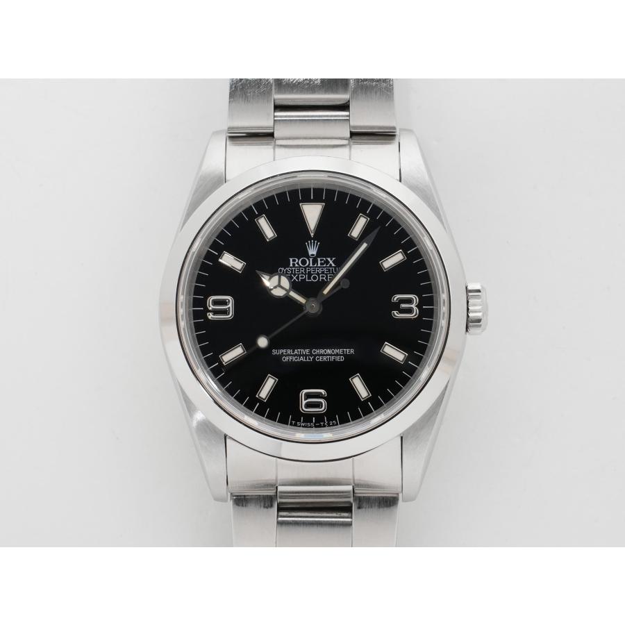 ロレックス エクスプローラーI Ref.14270 ステンレススチール ブラック文字盤 オイスターブレスレット | エクスプローラー（ROLEX） | 01