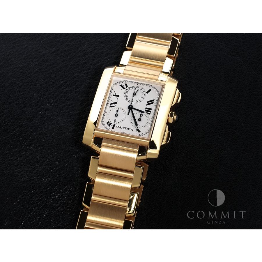 カルティエ タンクフランセーズ クロノリフレックス Ref.W50005R2 18Kイエローゴールド ホワイト文字盤 | Cartier | 11