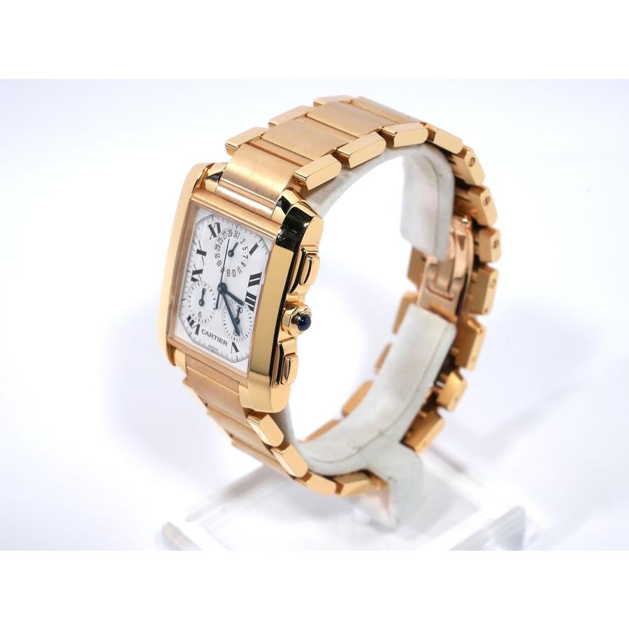カルティエ タンクフランセーズ クロノリフレックス Ref.W50005R2 18Kイエローゴールド ホワイト文字盤 | Cartier | 03