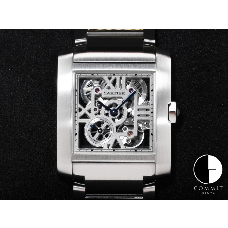 カルティエ タンクフランセーズ スケルトン Ref.WHTA0025 ステンレススチール スケルトン文字盤 | Cartier