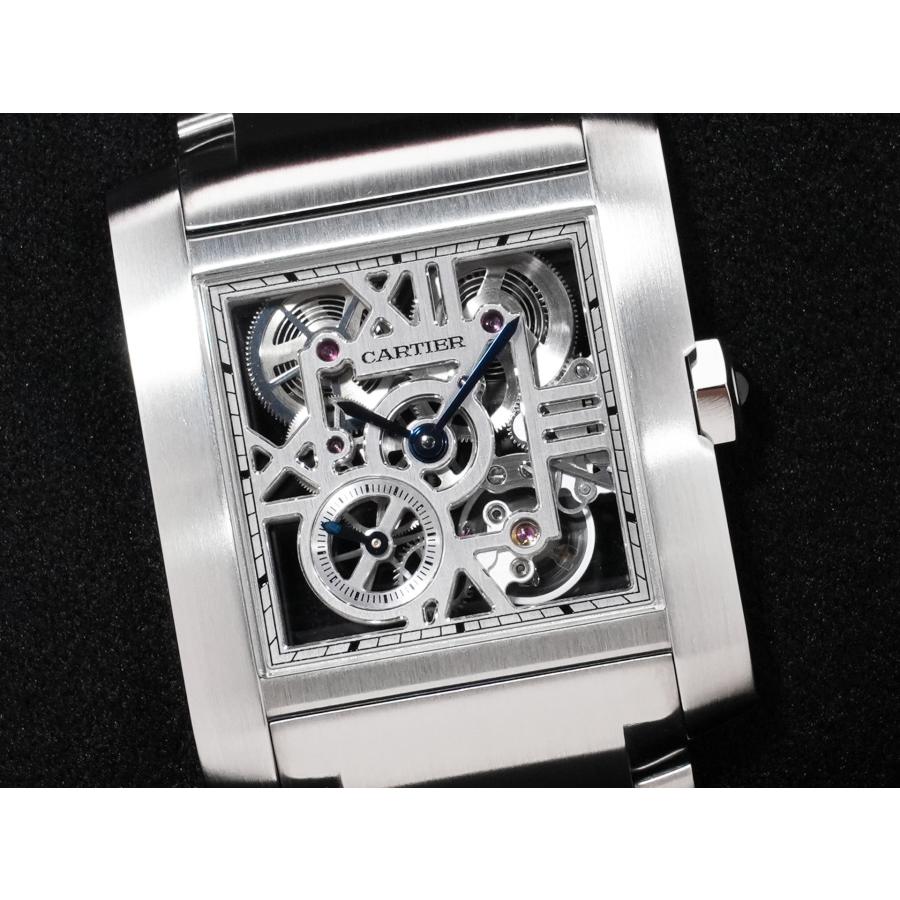 カルティエ タンクフランセーズ スケルトン Ref.WHTA0025 ステンレススチール スケルトン文字盤 | Cartier | 02