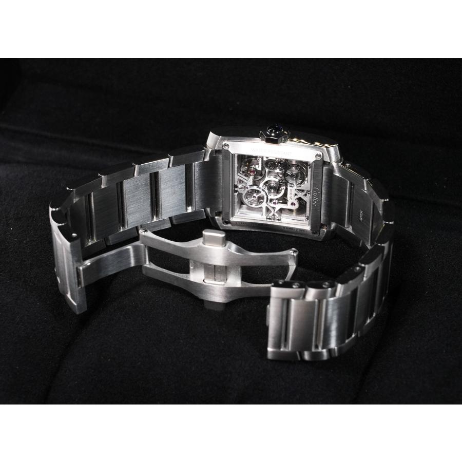 カルティエ タンクフランセーズ スケルトン Ref.WHTA0025 ステンレススチール スケルトン文字盤 | Cartier | 07