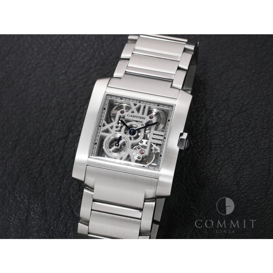 カルティエ タンクフランセーズ スケルトン Ref.WHTA0025 ステンレススチール スケルトン文字盤 | Cartier | 09