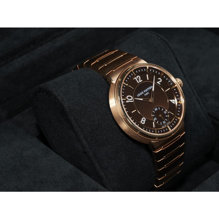 ルイヴィトン タンブール オトマティック Ref.W1PG10 ローズゴールド ブラウン文字盤 | LOUIS VUITTON | 04