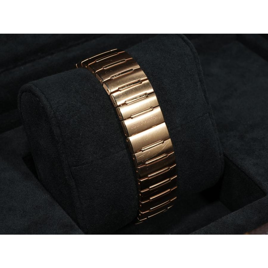 ルイヴィトン タンブール オトマティック Ref.W1PG10 ローズゴールド ブラウン文字盤 | LOUIS VUITTON | 06