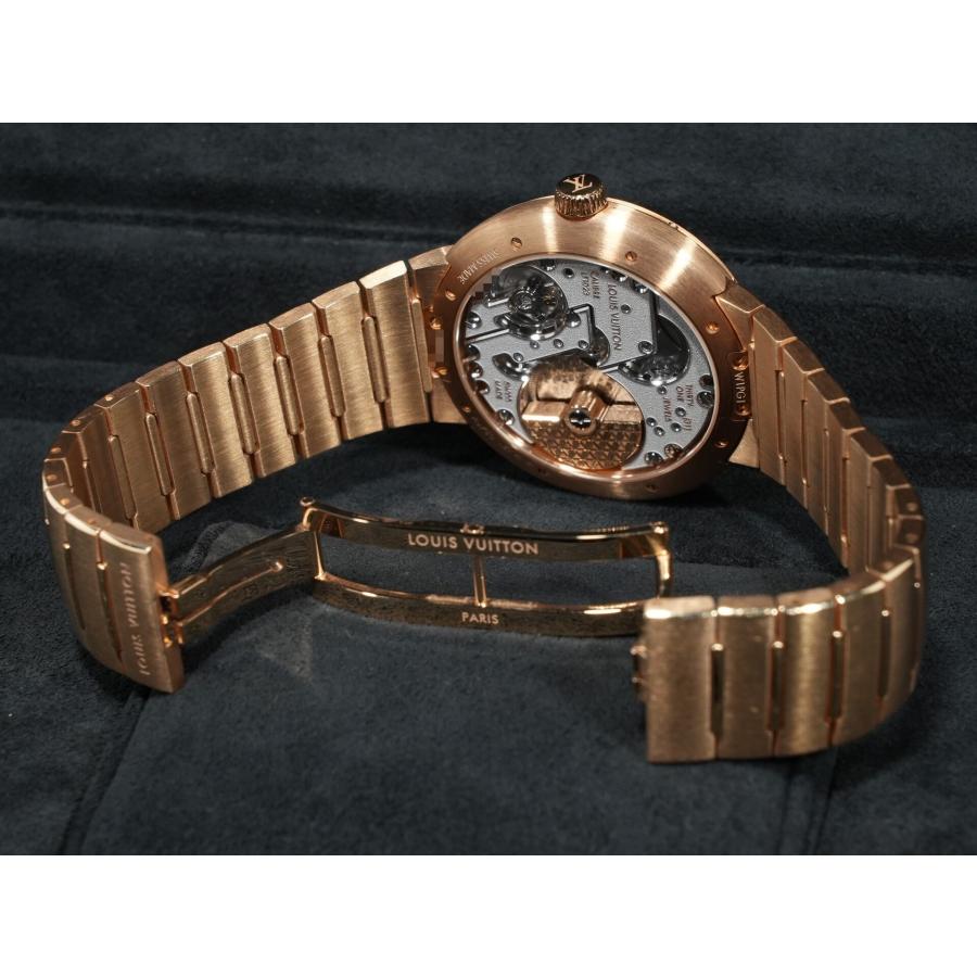 ルイヴィトン タンブール オトマティック Ref.W1PG10 ローズゴールド ブラウン文字盤 | LOUIS VUITTON | 07