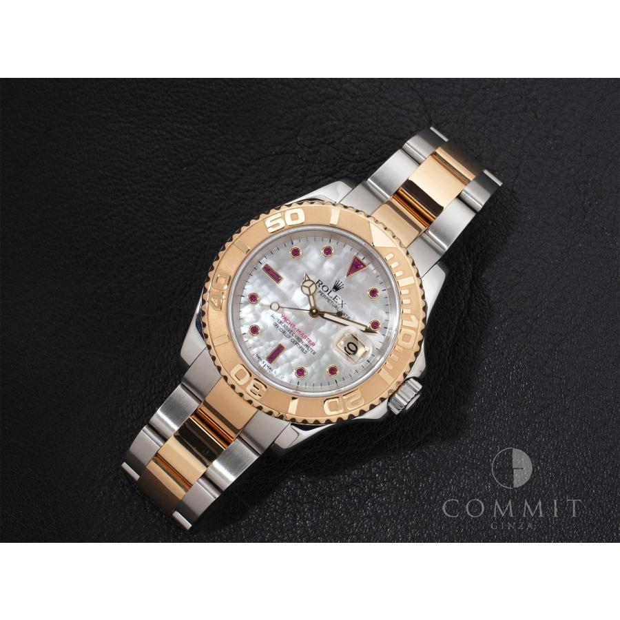 ロレックス ヨットマスター40 Ref.16623NGR SS/YG ホワイトシェルxルビー文字盤 | ヨットマスター | 10