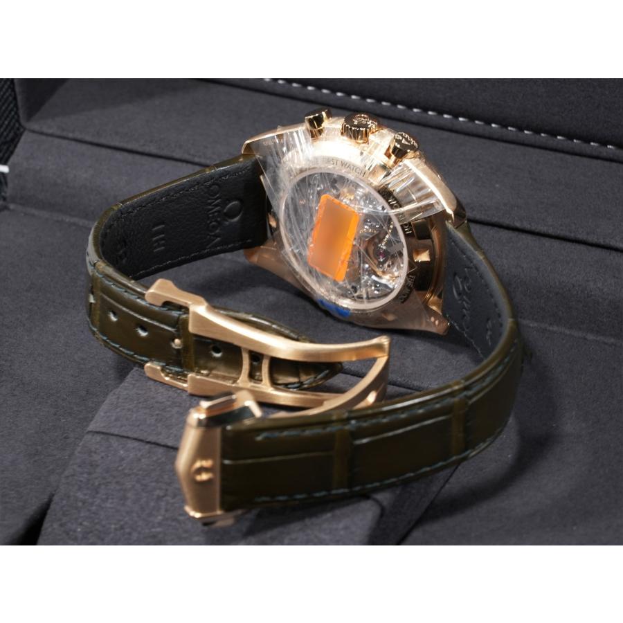 オメガ スピードマスター プロフェッショナル コーアクシャル マスター クロノメーター Ref.310.63.42.50.10.001 MOONSHINE GOLD グリーン文字盤 | OMEGA | 06
