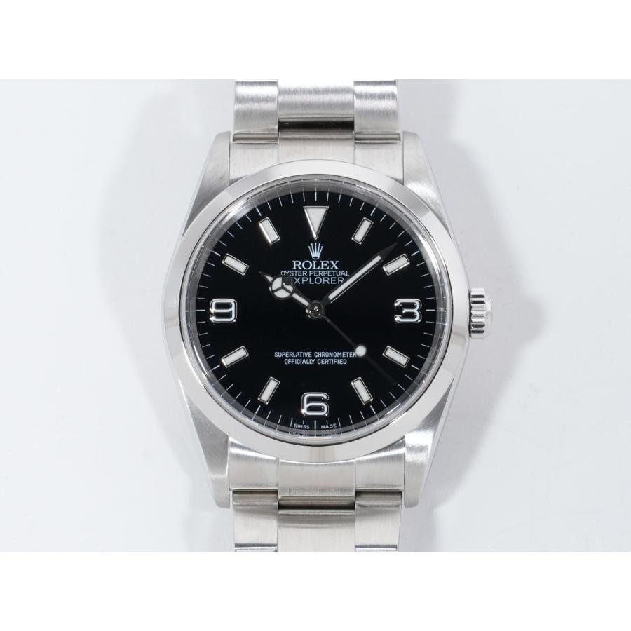 ロレックス エクスプローラーI Ref.114270 ステンレススチール ブラック文字盤 オイスターブレスレット | エクスプローラー（ROLEX） | 01