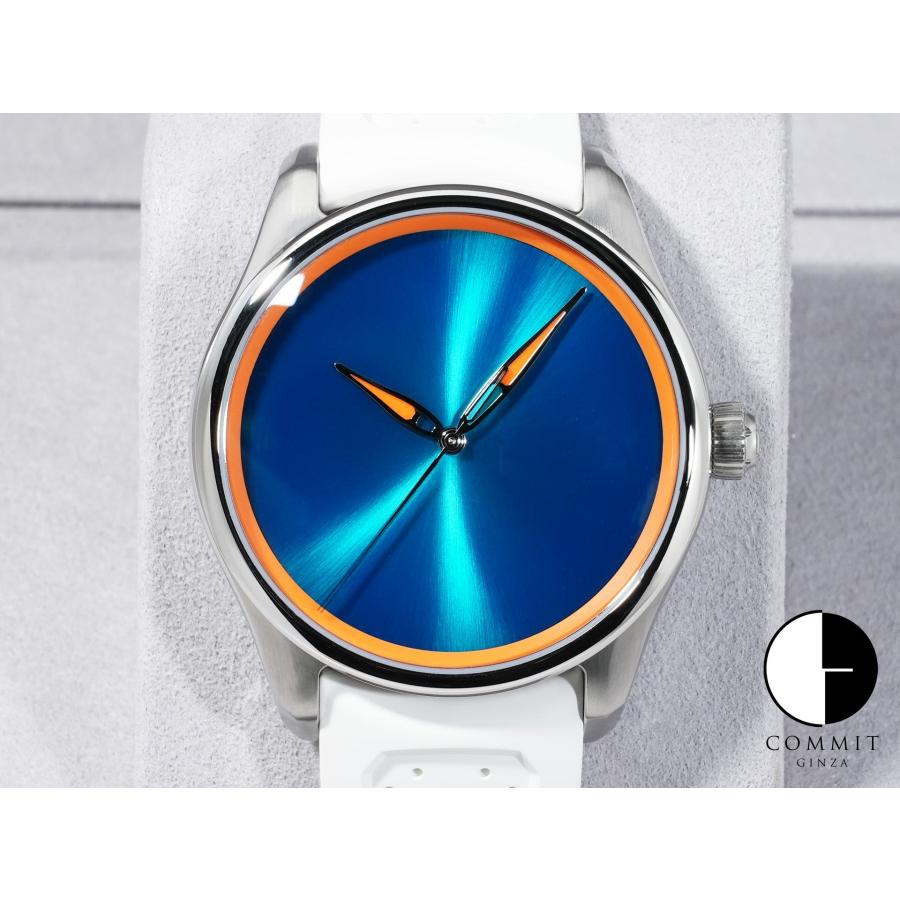 H.モーザー パイオニア センターセコンド Ref.3201-1202 ステンレススチール ターコイズブルーのフュメ文字盤 | H.モーザー