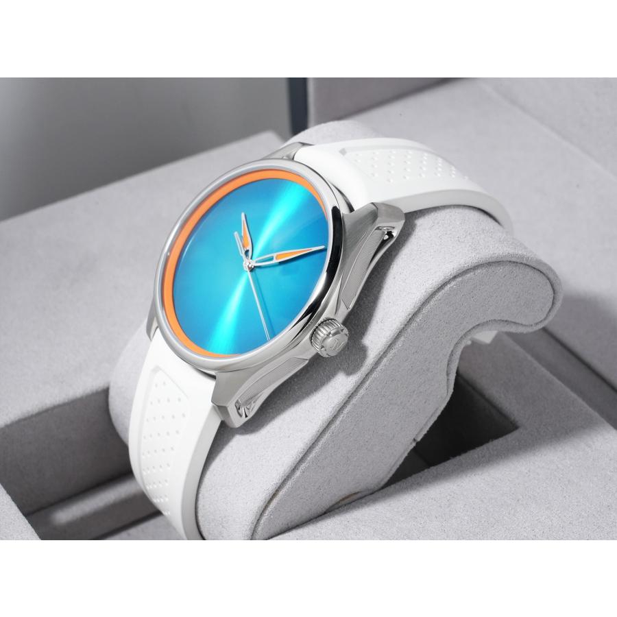 H.モーザー パイオニア センターセコンド Ref.3201-1202 ステンレススチール ターコイズブルーのフュメ文字盤 | H.モーザー | 03