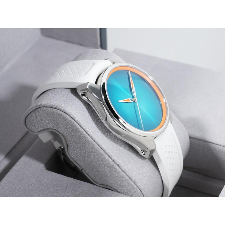 H.モーザー パイオニア センターセコンド Ref.3201-1202 ステンレススチール ターコイズブルーのフュメ文字盤 | H.モーザー | 04