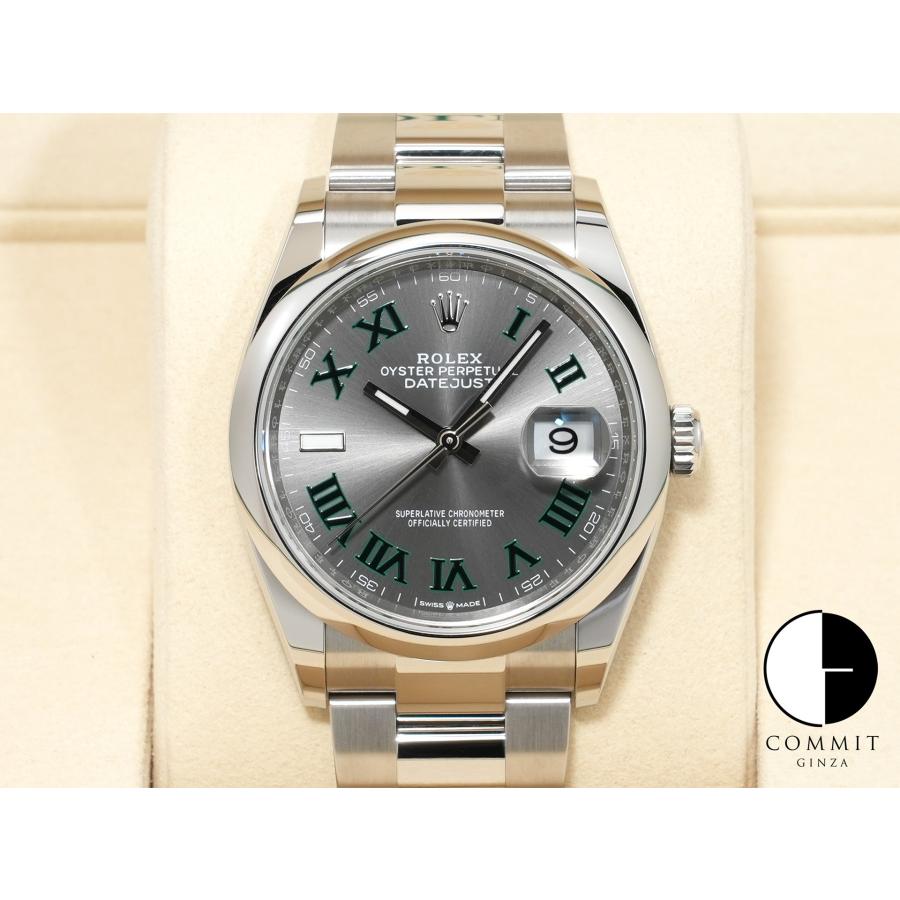 ロレックス デイトジャスト36 Ref.126200 ステンレススチール スレートローマン文字盤 オイスターブレスレット | デイトジャスト