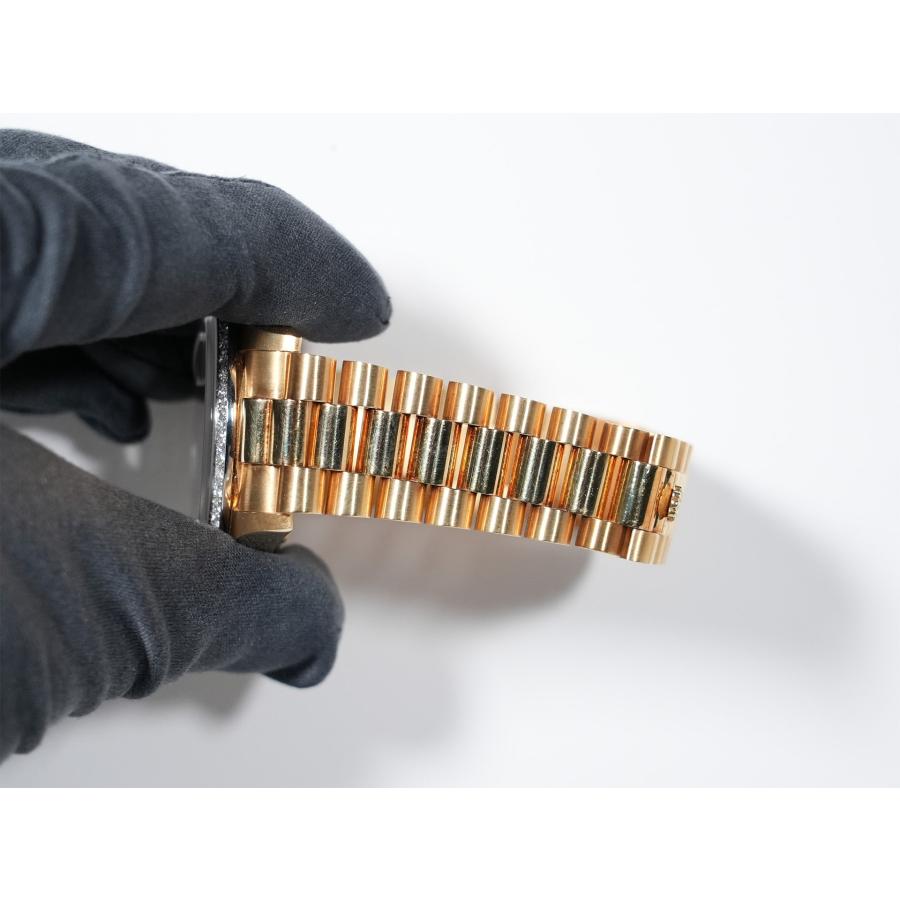 ロレックス デイデイト36 Ref.18048 イエローゴールド ブルーグラデーションxミリヤードダイヤモンド文字盤 プレジデントブレスレット | デイデイト | 08