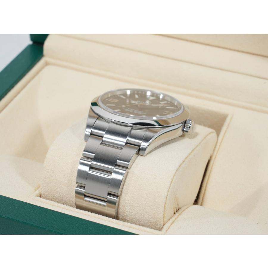 ロレックス エクスプローラーI 鏡面ブラックアウト Ref.214270 ステンレススチール ブラック文字盤 オイスターブレスレット | エクスプローラー（ROLEX） | 05