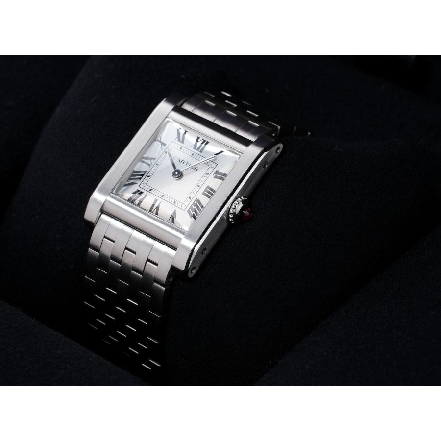 カルティエ タンク ノルマル Ref.WGTA0111 プラチナ シルバー文字盤 | Cartier | 03