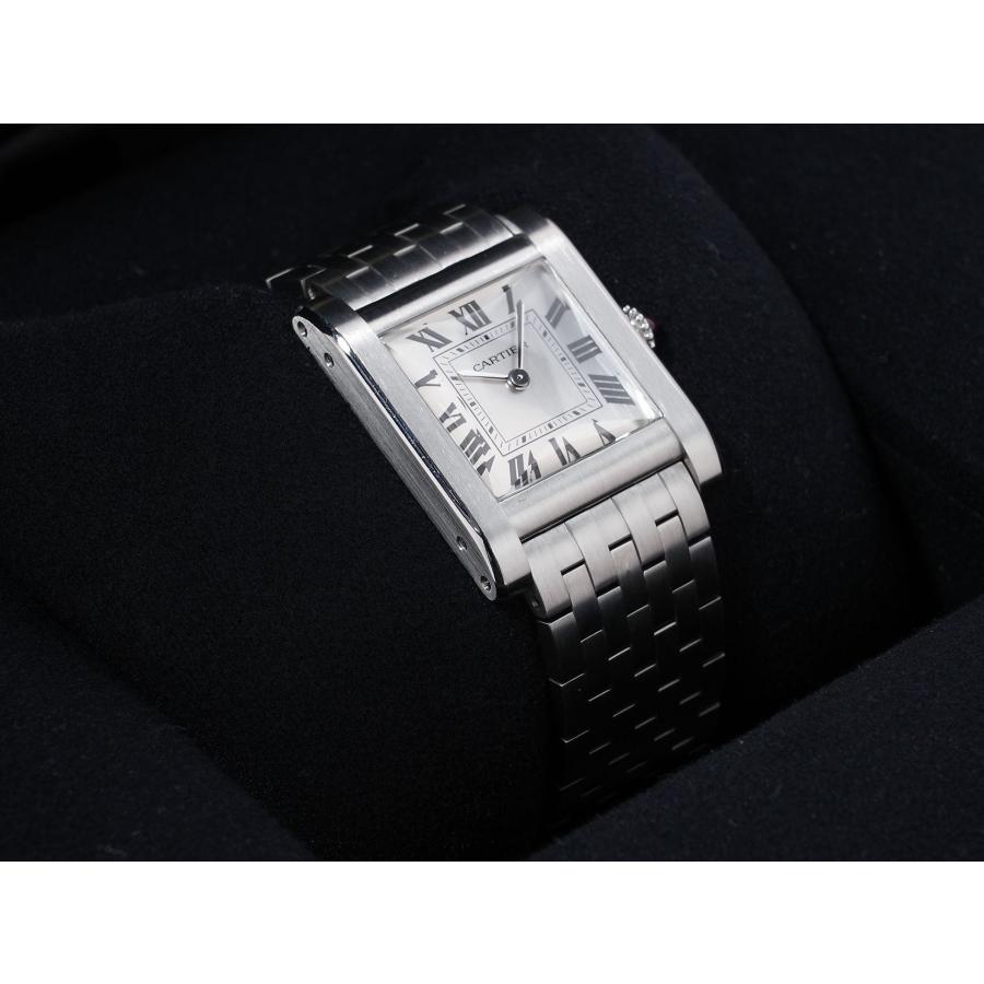 カルティエ タンク ノルマル Ref.WGTA0111 プラチナ シルバー文字盤 | Cartier | 04