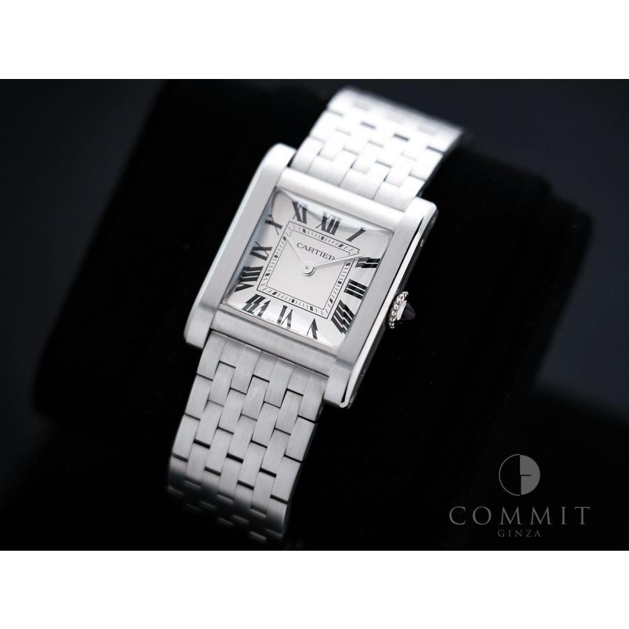 カルティエ タンク ノルマル Ref.WGTA0111 プラチナ シルバー文字盤 | Cartier | 09