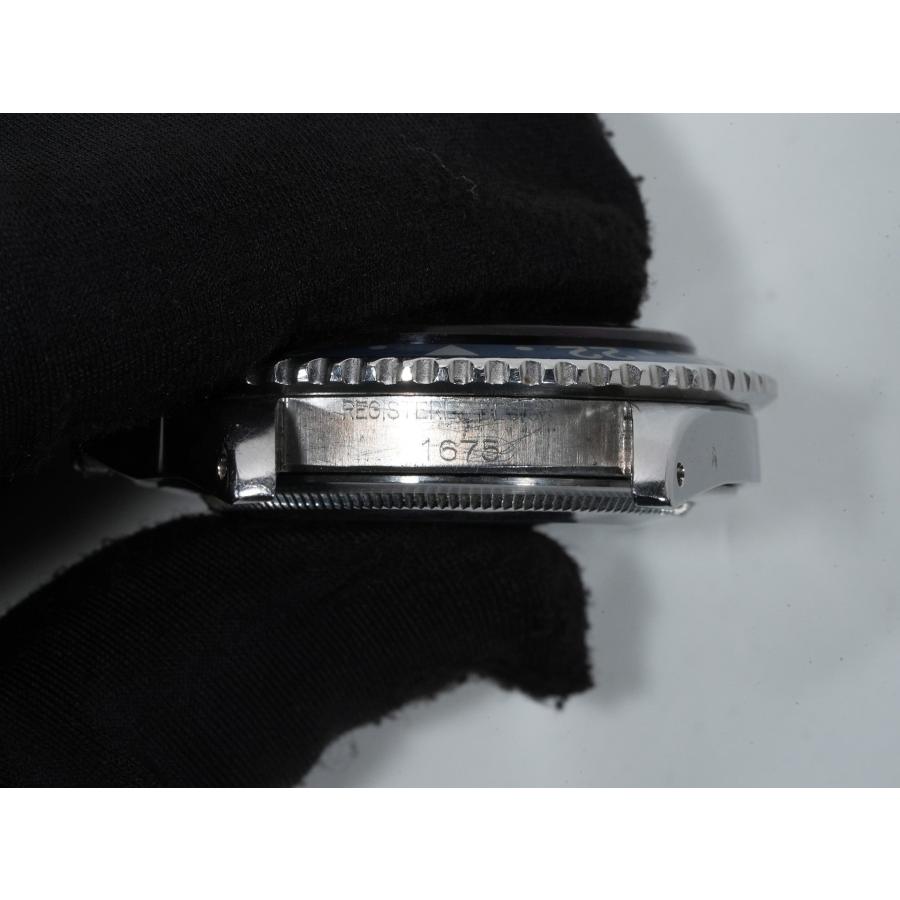 ロレックス GMTマスター Ref.1675 ステンレススチール ブラック文字盤 オイスターブレスレット | GMTマスター | 11