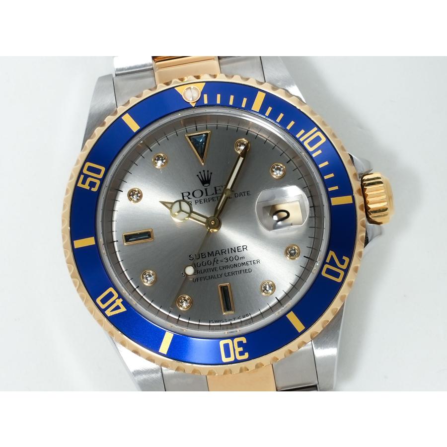 ロレックス サブマリーナー デイト Ref.16613SG ステンレススチール/イエローゴールド グレー文字盤 | サブマリーナー | 02