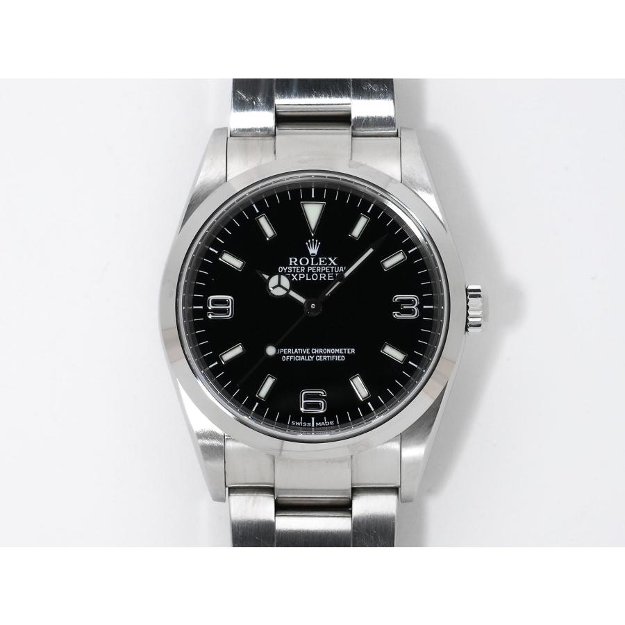 ロレックス エクスプローラーI Ref.114270 ステンレススチール ブラック文字盤 オイスターブレスレット | エクスプローラー（ROLEX） | 01