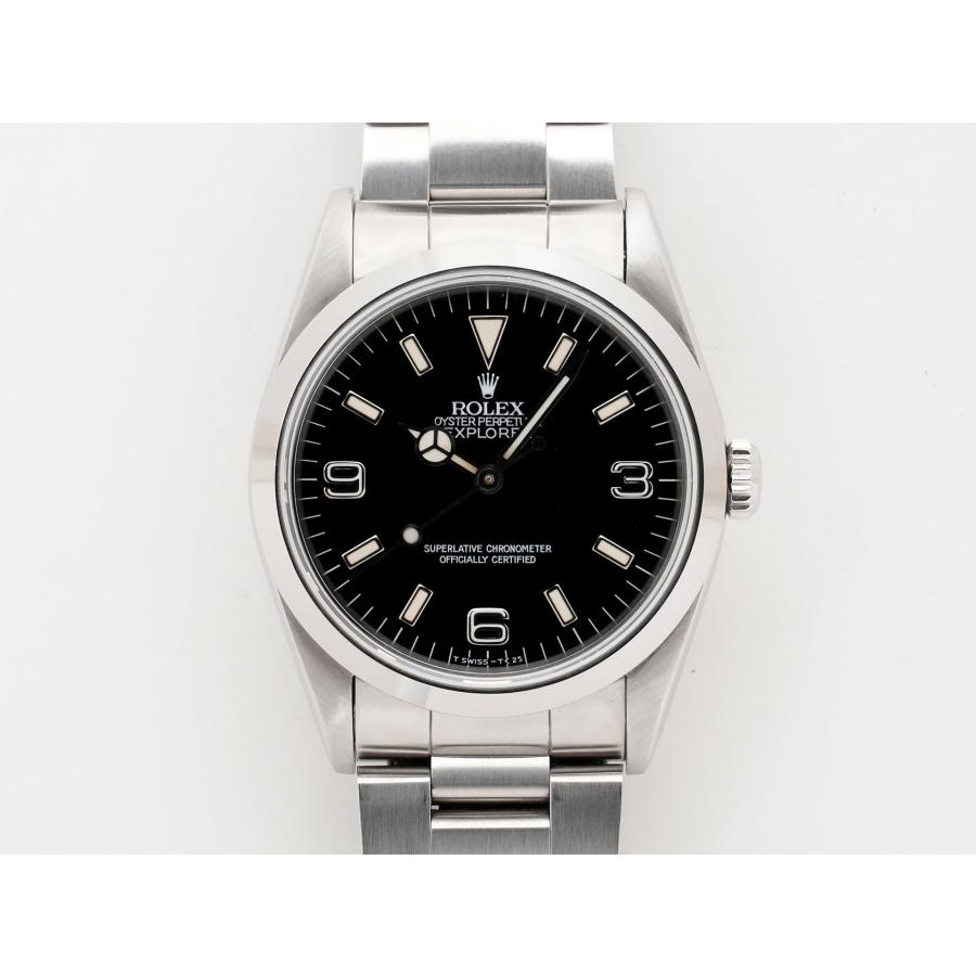 ロレックス エクスプローラーI Ref.14270 ステンレススチール ブラック文字盤 オイスターブレスレット | エクスプローラー（ROLEX） | 01