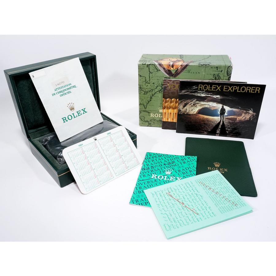 ロレックス エクスプローラーI Ref.14270 ステンレススチール ブラック文字盤 オイスターブレスレット | エクスプローラー（ROLEX） | 09