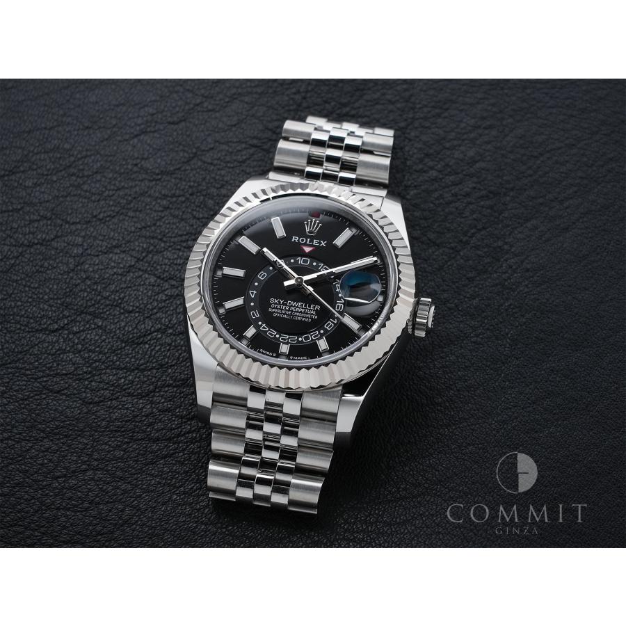 ロレックス スカイドゥエラー Ref.336934 ステンレススチール/ホワイトゴールド ブラック文字盤 ジュビリーブレスレット | スカイドゥエラー | 10