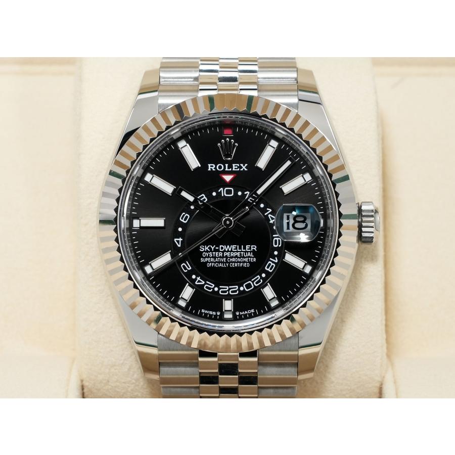 ロレックス スカイドゥエラー Ref.336934 ステンレススチール/ホワイトゴールド ブラック文字盤 ジュビリーブレスレット | スカイドゥエラー | 01