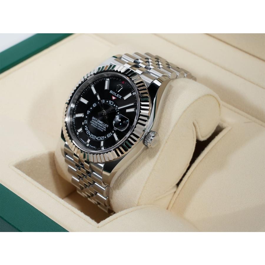 ロレックス スカイドゥエラー Ref.336934 ステンレススチール/ホワイトゴールド ブラック文字盤 ジュビリーブレスレット | スカイドゥエラー | 03