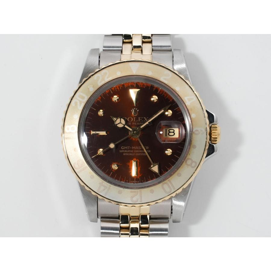 ロレックス GMTマスター Ref.1675/3 SS/YG ブラウン文字盤 ジュビリーブレスレット | GMTマスター | 01