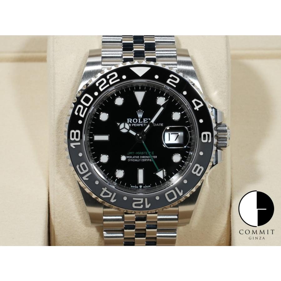ロレックス GMTマスターII Ref.126710GRNR ステンレススチール ブラック文字盤 ジュビリーブレスレット | GMTマスター