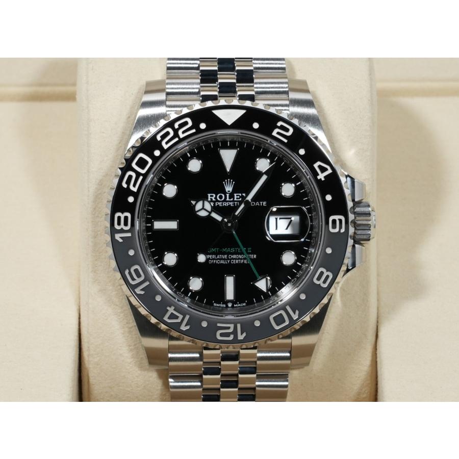 ロレックス GMTマスターII Ref.126710GRNR ステンレススチール ブラック文字盤 ジュビリーブレスレット | GMTマスター | 01