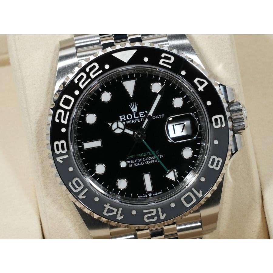 ロレックス GMTマスターII Ref.126710GRNR ステンレススチール ブラック文字盤 ジュビリーブレスレット | GMTマスター | 02
