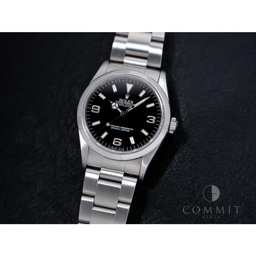 ロレックス エクスプローラーI Ref.14270 ステンレススチール ブラック文字盤 オイスターブレスレット | エクスプローラー（ROLEX） | 10