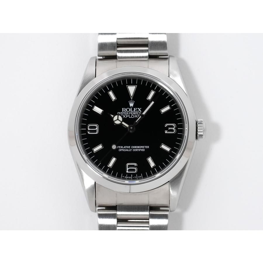 ロレックス エクスプローラーI Ref.14270 ステンレススチール ブラック文字盤 オイスターブレスレット | エクスプローラー（ROLEX） | 01
