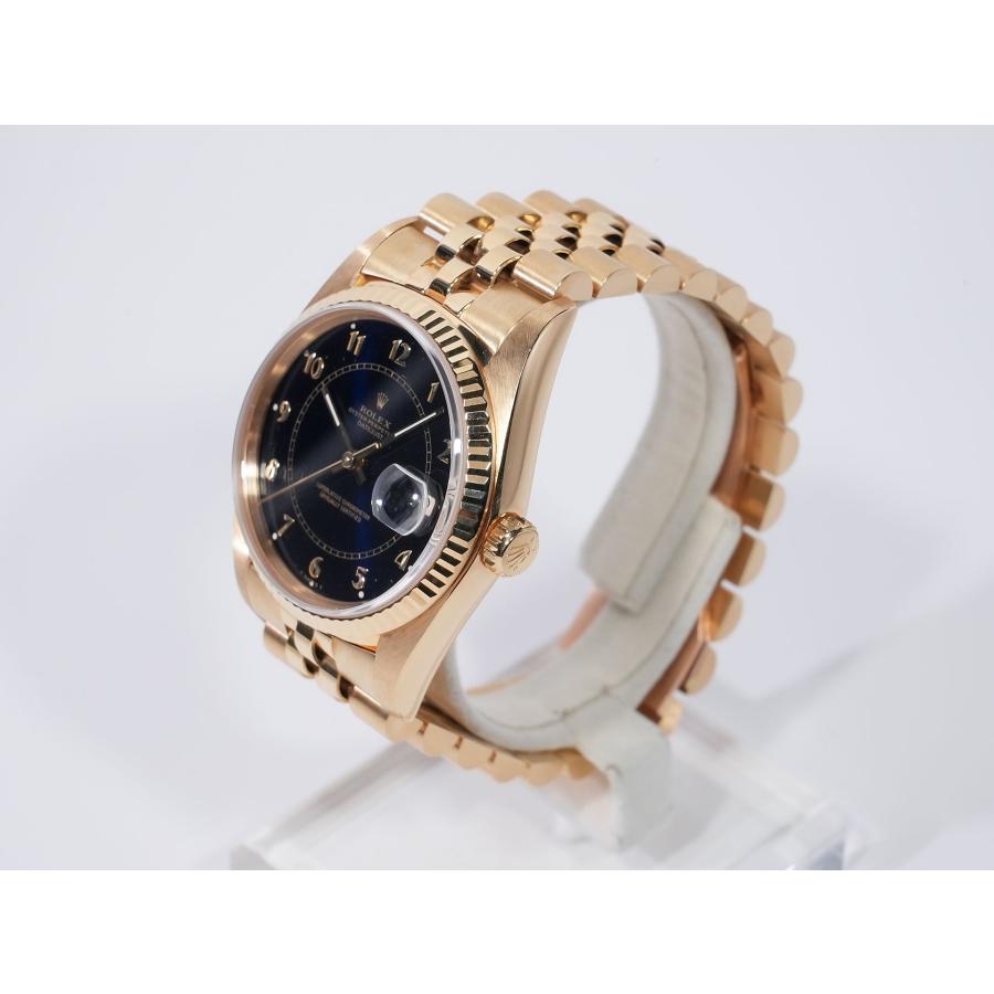 ロレックス デイトジャスト Ref.16018 イエローゴールド ブルーステラボイラーゲージ文字盤 | デイトジャスト | 03
